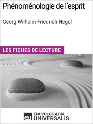 cover image of Phénoménologie de l'esprit de Hegel